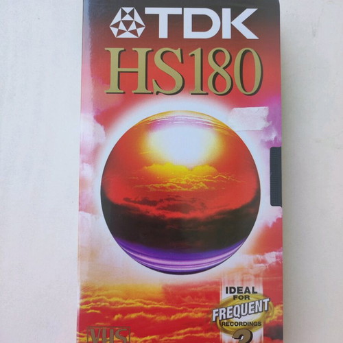 Video cassettes new blank, pack of 2, Fuji 120 and TDK HS180
