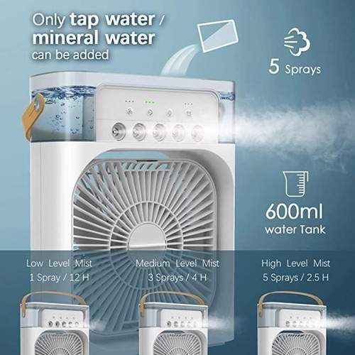 Air Cooler Fan New with LED Light and USB