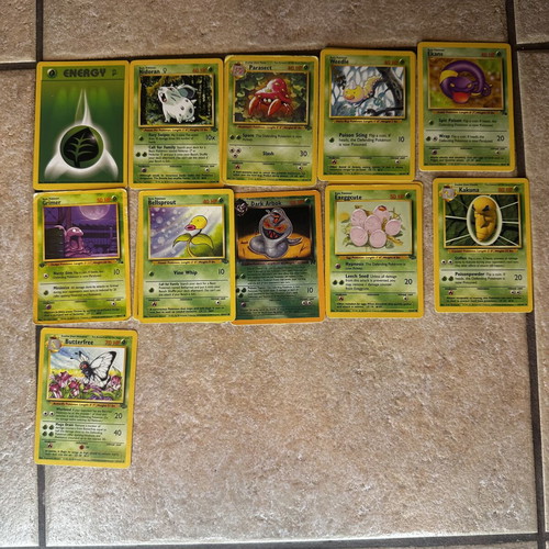 Συλλεκτικές κάρτες Pokemon 1999 μεταχειρισμένες, σετ