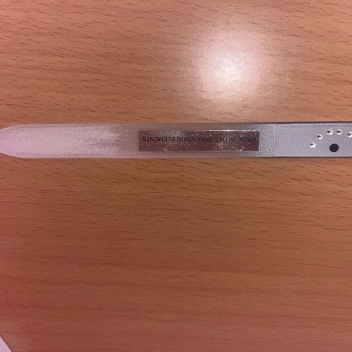 Swarovski nail file used