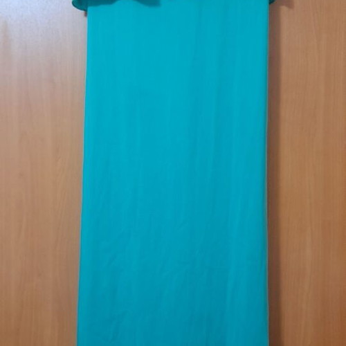 July Two Atelier silk maxi dress, green, XS