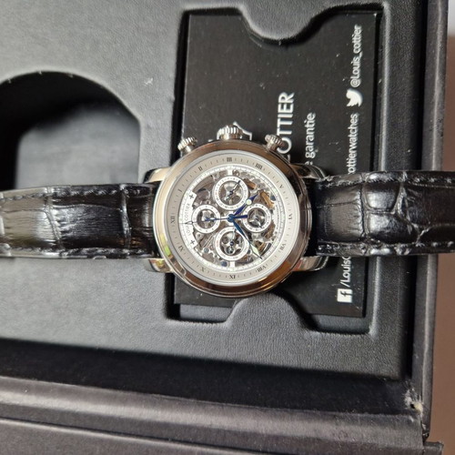Louis Cottier men's watch new automatic skeleton movement