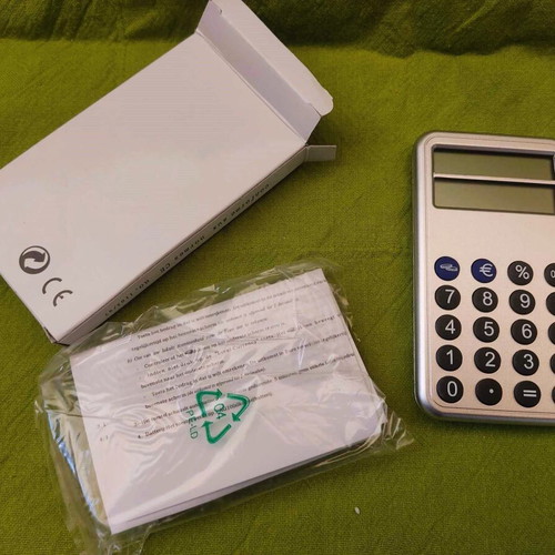 Vintage calculators new, pack of 4 pieces