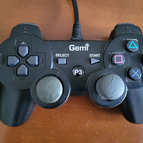 Wired Usb Controller Compatible with PS2, PS3 and PC Used