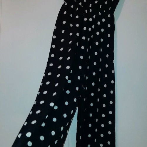 Zara polka dot jumpsuit for girl 13-14 years, like new, XS