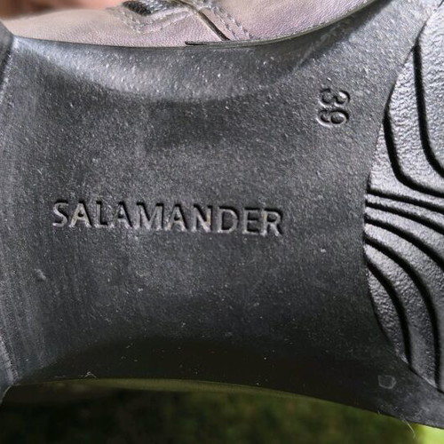 Salamander leather ankle boots like new, gray, size 39