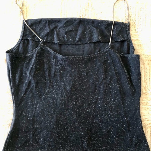 River Island evening top used, black, size S