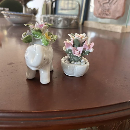 Miniature vintage decorative figurines