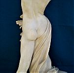  Αντίκα μαρμάρινο γλυπτό άγαλμα γυμνή γυναίκα μετά το μπάνιο