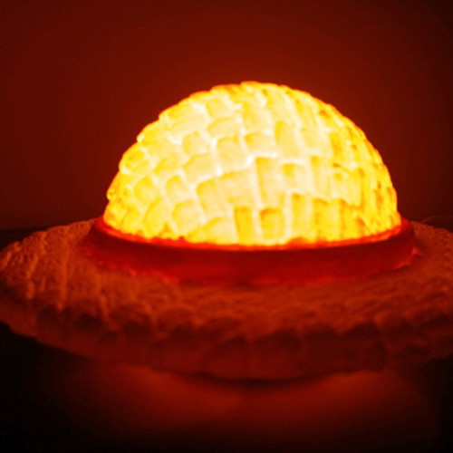 One Piece Straw Hat Luffy Lamp like new, hand painted