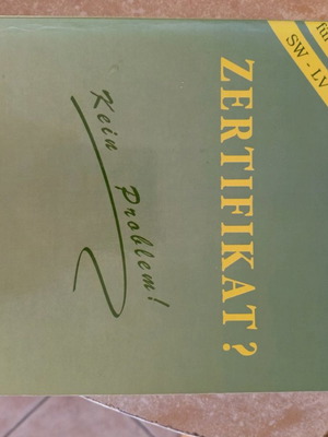 Zertifikat German Exam Preparation Book used
