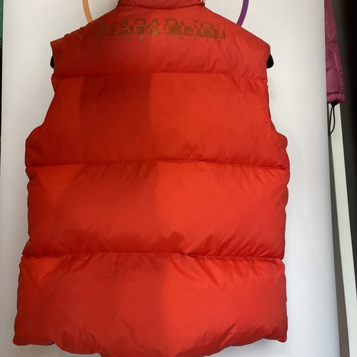 Napapijri reversible vest like new, size S/M, blue and orange