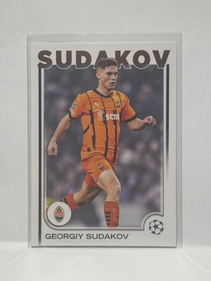 Κάρτα Georgiy Sudakov 2024-25 Topps UCC Flagship καινούργιο #119