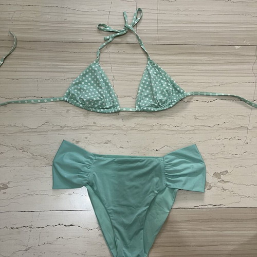 Calzedonia Bikini new, turquoise polka dot and solid pieces