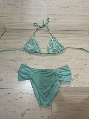 Calzedonia Bikini new, turquoise polka dot and solid pieces