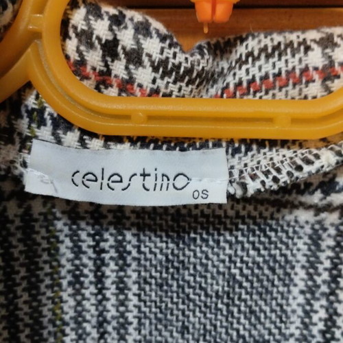 Blazer checked, used, size M, light gray
