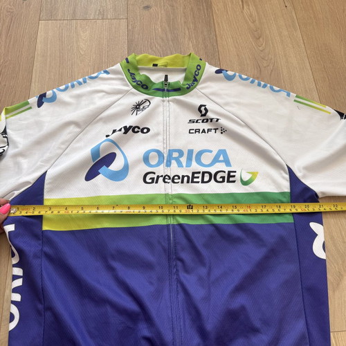 Orica Greenedge Craft Cycling Shirt Jayco Scott Mitchelton Long Sleeved Size XXL like new