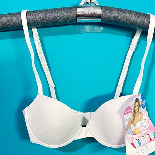 Sloggi Invisible T-Shirt Bra new white bra sizes 70A and 70C