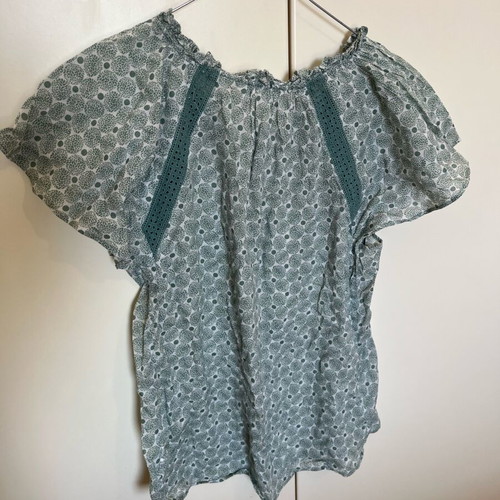 Per Una blouse size 10/M green like new