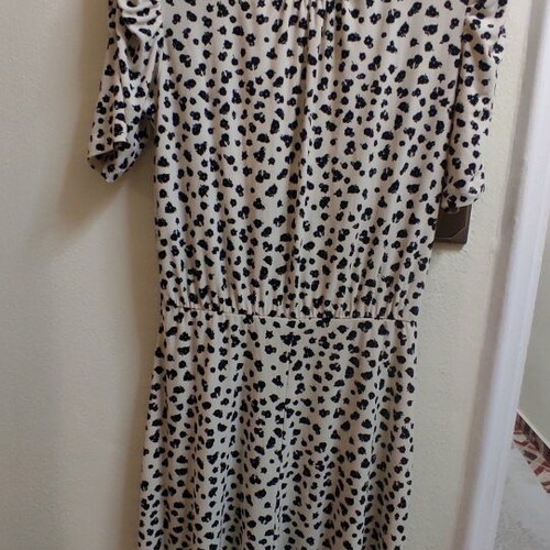 Stradivarius ankle-length dress with back opening, like new