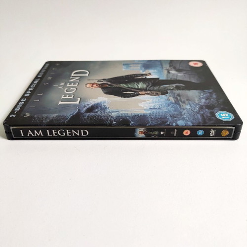 I Am Legend Steelbook DVD used, 2 discs with English subtitles
