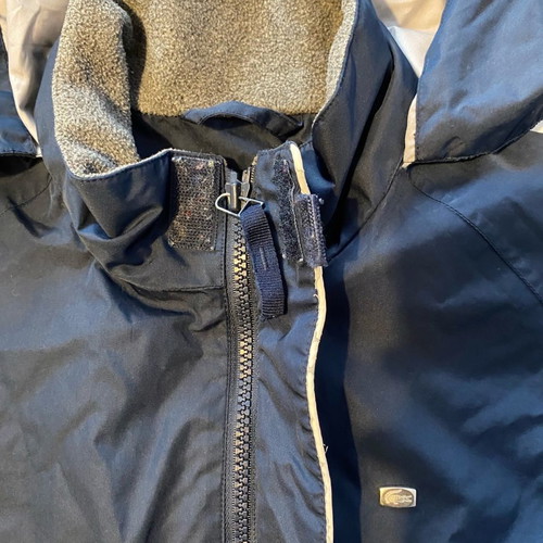 Lacoste kids jacket used, dark blue, size 8