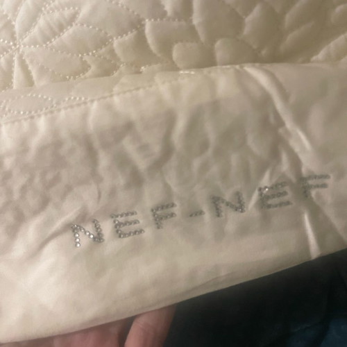 Nef-Nef bridal quilt used with 2 Oxford pillowcases and 2 pillows