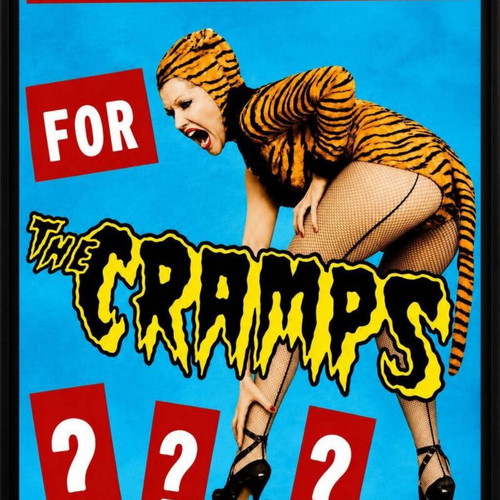 The Cramps poster 32×23cm with frame, new
