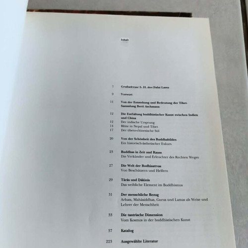Auf dem Pfad zur Erleuchtung book, Tibetan Buddhist art