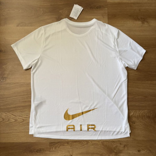 Nike Dri-FIT Air men's running t-shirt new, white, XXL