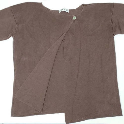 Blouse cardigan used brown size M