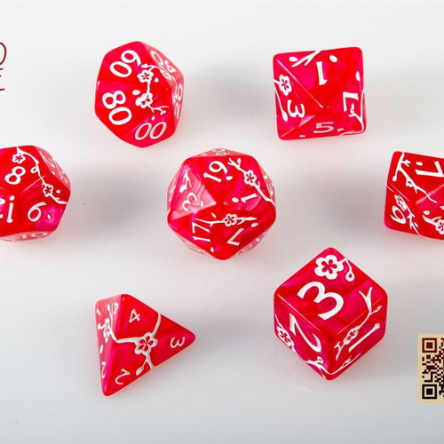 Dungeons & Dragons dice set new with pouch
