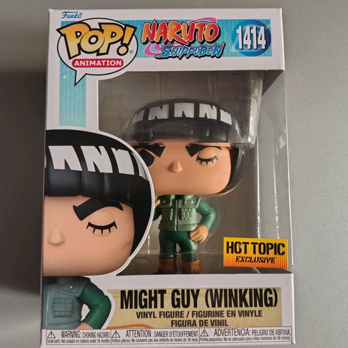 Funko Pop Might Guy 1414 Hot Topic exclusive new