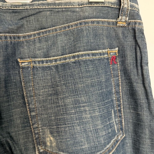 Replay low-rise cropped jeans like new, blue, size S