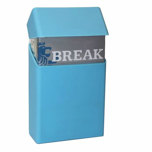 Silicone hard pack case sky blue new