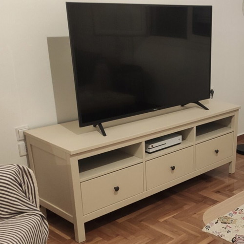 IKEA HEMNES TV stand used, solid wood, chalk paint