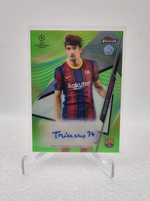 Κάρτα Francisco Trincao Rookie Auto RC 2020-21 Finest UEFA Champions League μεταχειρισμένη