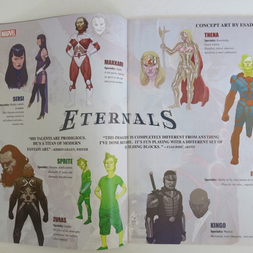Eternals Never Die Never Win Behind-the-Scenes Edition comic new, English