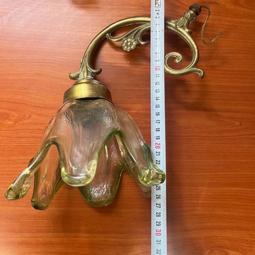 Bronze wall lights used, set of 4 pieces