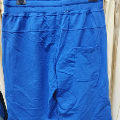 Bodymove baby fleece bermuda shorts with zipper blue used