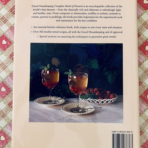Good Housekeeping Complete Book of Desserts cookbook like new