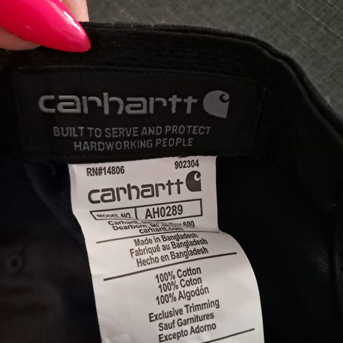 Carhartt Hat like new, one size, black