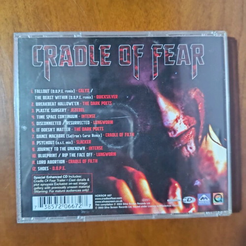 Cradle of Fear CD like new, metal soundtrack