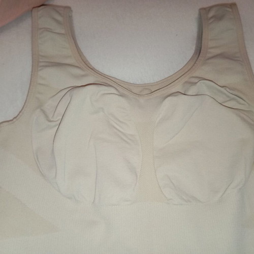 Jolinesse beige shapewear sleeveless top L like new
