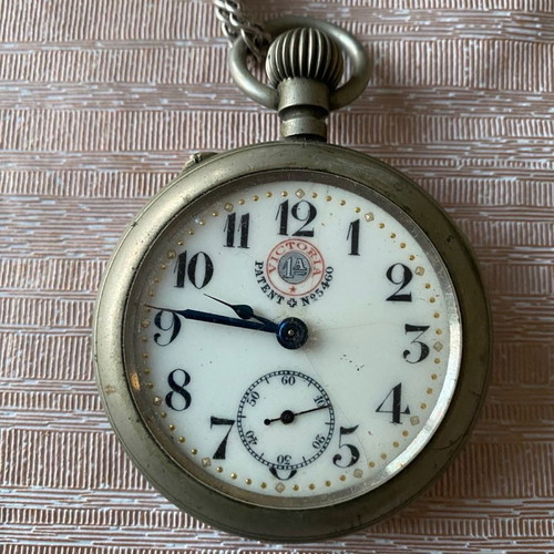 Vintage Victoria pocket watch used