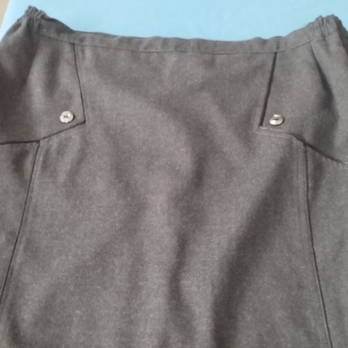 Vintage Greek Collection Women's Skirt like new, grey anthracite