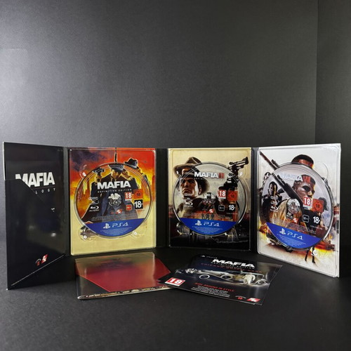 Mafia Trilogy Collector Slipcase Edition PS4 like new