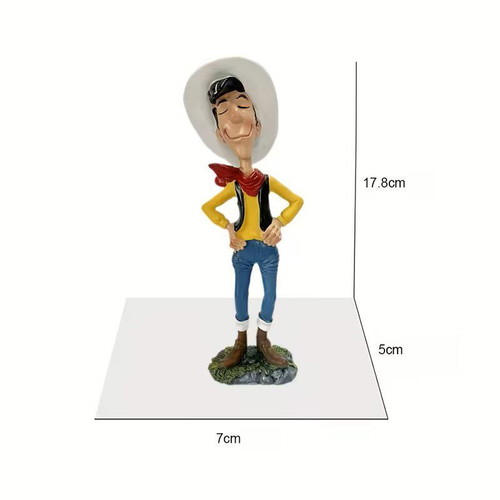 Lucky Luke 3D figure new