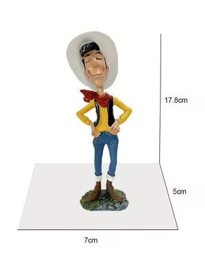 Lucky Luke 3D figure new