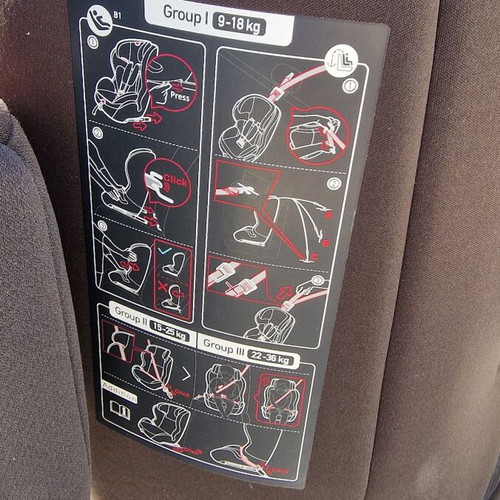 Recaro Monza Nuova ISOFIX and Giordani ISOFIX car seats used, pack of 2
